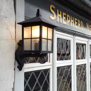 Elstead Lighting Outdoor Wall Light from the Winchester range. Winchester 1 Light Wall Up Lantern Product Code = BL17-BLACK