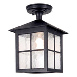 Elstead Lighting Ceiling Semi-Flush from the Winchester range. Winchester 1 Light Porch Lantern Product Code = BL18A-BLACK
