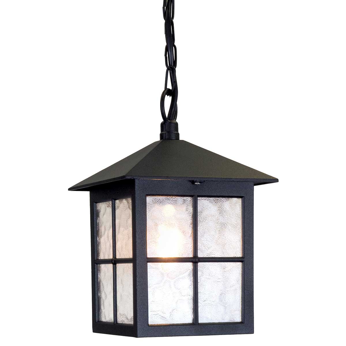 Elstead Lighting Outdoor Hanging from the Winchester range. Winchester 1 Light Chain Lantern Product Code = BL18B-BLACK