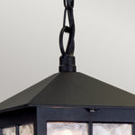 Elstead Lighting Outdoor Hanging from the Winchester range. Winchester 1 Light Chain Lantern – SKU BL18B-BLACK