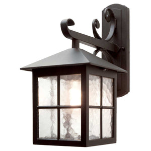 Elstead Lighting Outdoor Wall Light from the Winchester range. Winchester 1 Light Wall Down Lantern Product Code = BL19-BLACK