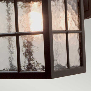 Elstead Lighting Outdoor Wall Light from the Winchester range. Winchester 1 Light Wall Down Lantern Product Code = BL19-BLACK