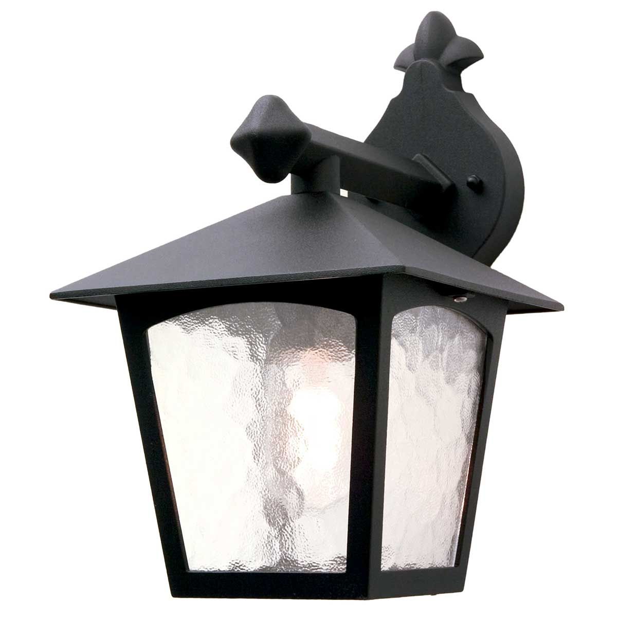 Elstead Lighting Outdoor Wall Light from the York range. York 1 Light Wall Down Lantern – SKU BL2-BLACK