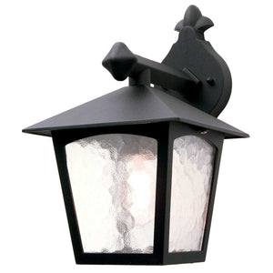 Elstead Lighting Outdoor Wall Light from the York range. York 1 Light Wall Down Lantern Product Code = BL2-BLACK