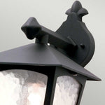 Elstead Lighting Outdoor Wall Light from the York range. York 1 Light Wall Down Lantern – SKU BL2-BLACK