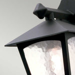 Elstead Lighting Outdoor Wall Light from the York range. York 1 Light Wall Down Lantern – SKU BL2-BLACK