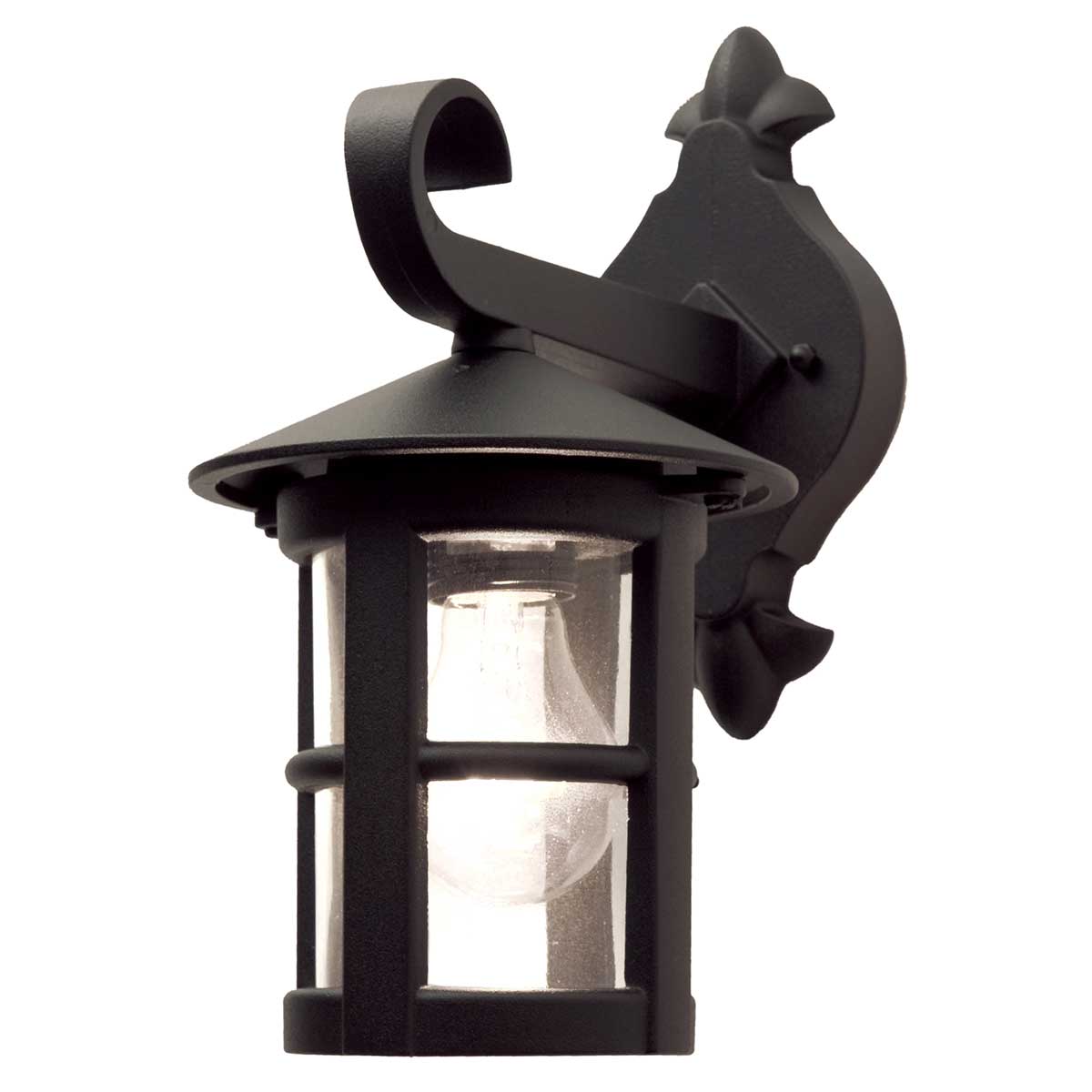 Elstead Lighting Outdoor Wall Light from the Hereford range. Hereford 1 Light Wall Down Lantern Product Code = BL21-BLACK-E27