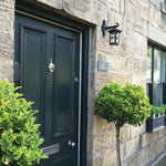 Elstead Lighting Outdoor Wall Light from the Hereford range. Hereford 1 Light Wall Down Lantern – SKU BL21-BLACK-E27