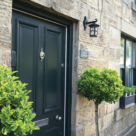 Elstead Lighting Outdoor Wall Light from the Hereford range. Hereford 1 Light Wall Down Lantern Product Code = BL21-BLACK-E27