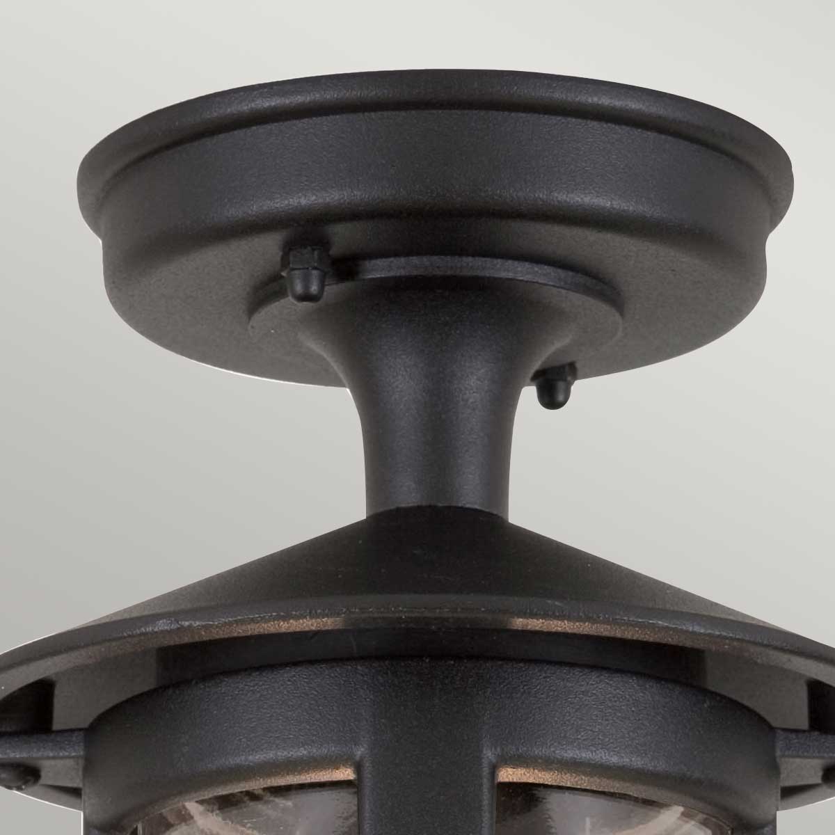 Elstead Lighting Ceiling Semi-Flush from the Hereford range. Hereford 1 Light Porch Lantern Product Code = BL21A-BLACK
