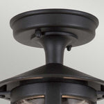 Elstead Lighting Ceiling Semi-Flush from the Hereford range. Hereford 1 Light Porch Lantern Product Code = BL21A-BLACK
