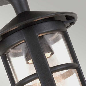 Elstead Lighting Ceiling Semi-Flush from the Hereford range. Hereford 1 Light Porch Lantern Product Code = BL21A-BLACK