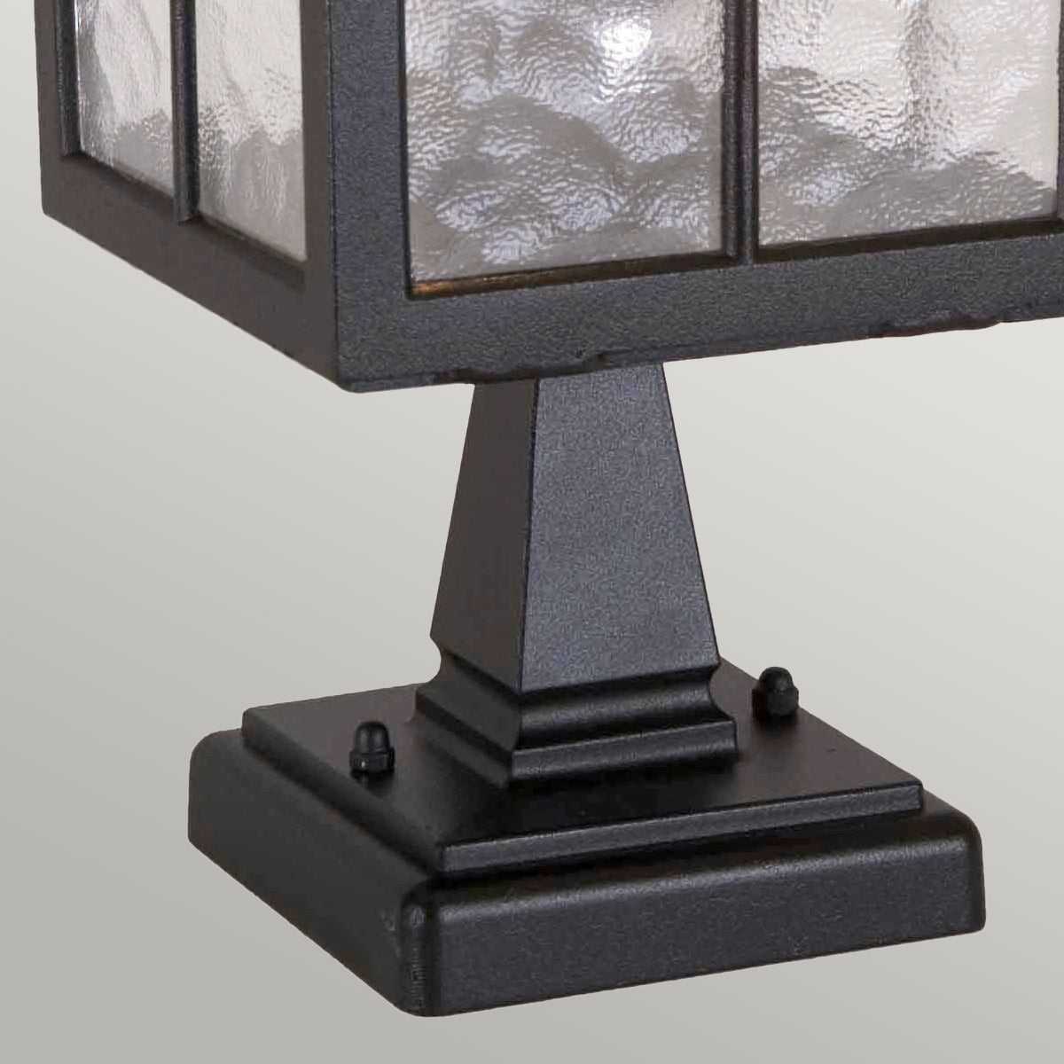 Elstead Lighting Pedestal Lantern from the Winchester range. Winchester 1 Light Pedestal Lantern Product Code = BL25-BLACK