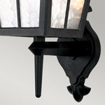 Elstead Lighting Outdoor Wall Light from the Canterbury range. Canterbury 1 Light Wall Up Lantern – SKU BL46M-BLACK