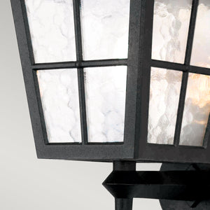 Elstead Lighting Outdoor Wall Light from the Canterbury range. Canterbury 1 Light Wall Up Lantern Product Code = BL46M-BLACK