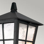 Elstead Lighting Outdoor Wall Light from the Canterbury range. Canterbury 1 Light Wall Up Lantern – SKU BL46M-BLACK