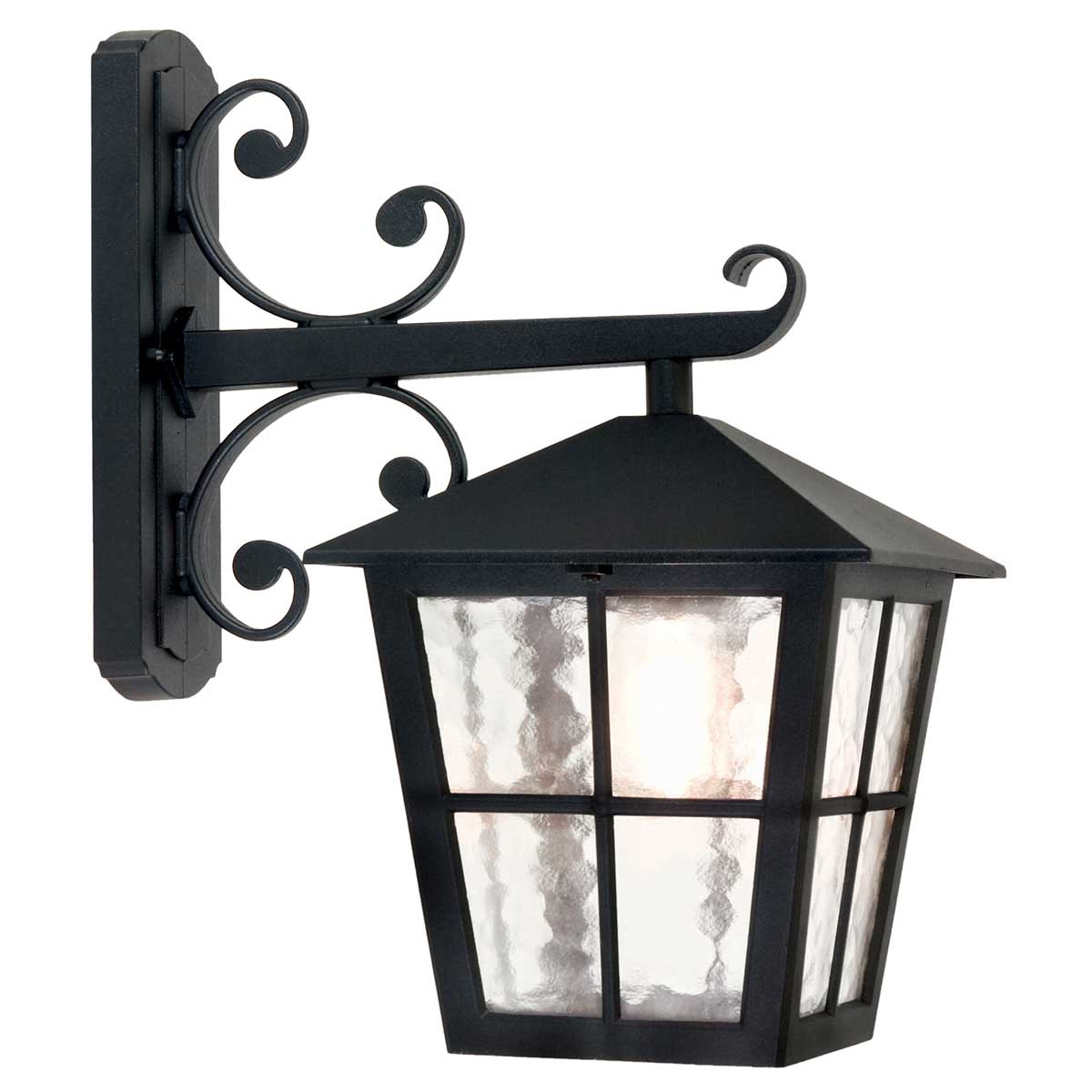 Elstead Lighting Outdoor Wall Light from the Canterbury range. Canterbury 1 Light Wall Down Lantern Product Code = BL52M-BLACK