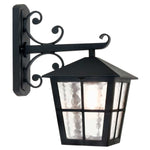 Elstead Lighting Outdoor Wall Light from the Canterbury range. Canterbury 1 Light Wall Down Lantern Product Code = BL52M-BLACK