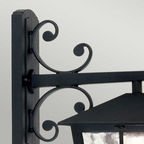 Elstead Lighting Outdoor Wall Light from the Canterbury range. Canterbury 1 Light Wall Down Lantern Product Code = BL52M-BLACK