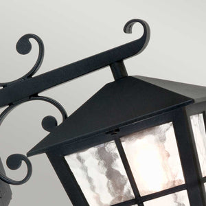 Elstead Lighting Outdoor Wall Light from the Canterbury range. Canterbury 1 Light Wall Down Lantern Product Code = BL52M-BLACK