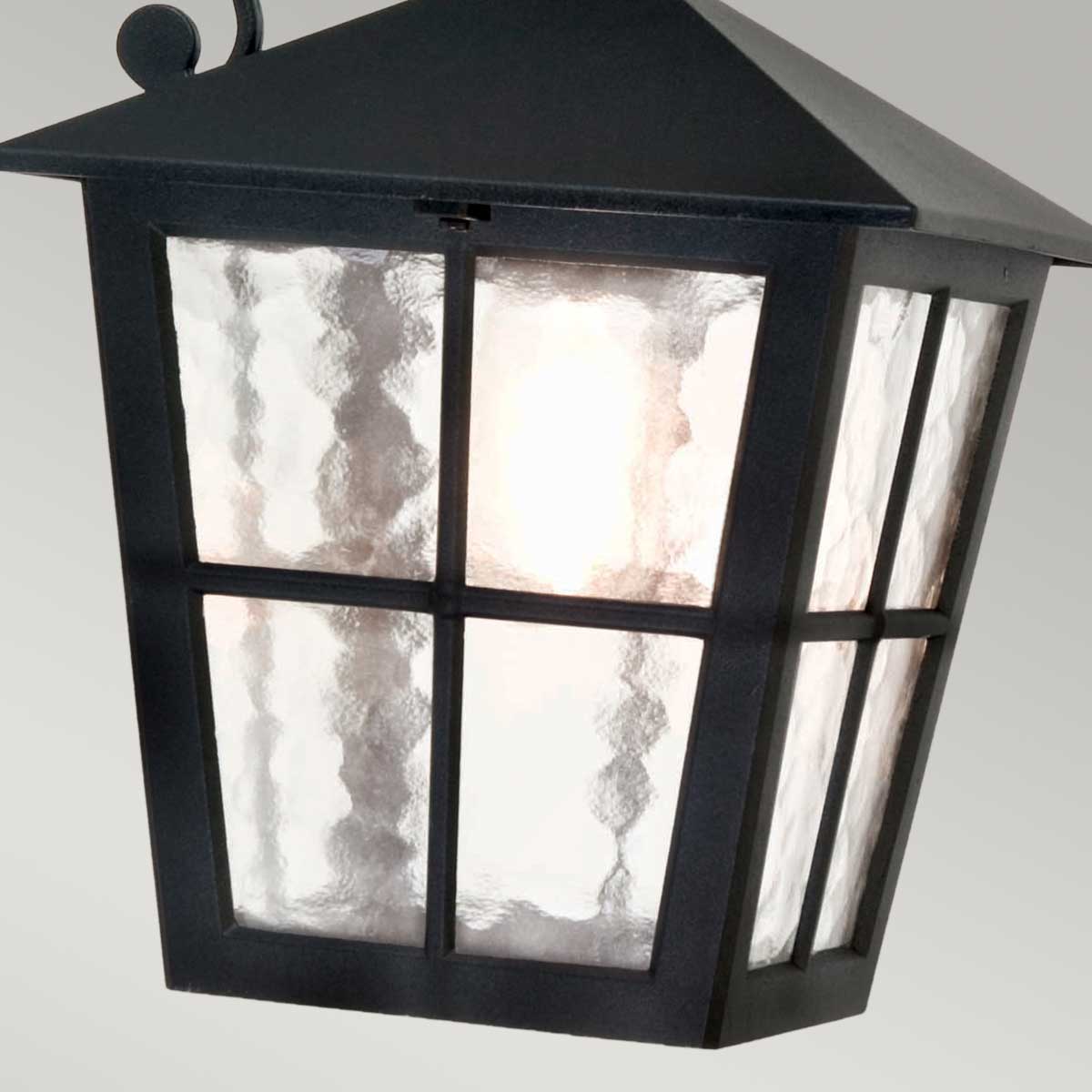 Elstead Lighting Outdoor Wall Light from the Canterbury range. Canterbury 1 Light Wall Down Lantern Product Code = BL52M-BLACK