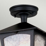 Elstead Lighting Ceiling Semi-Flush from the York range. York 1 Light Porch Lantern – SKU BL6A-BLACK