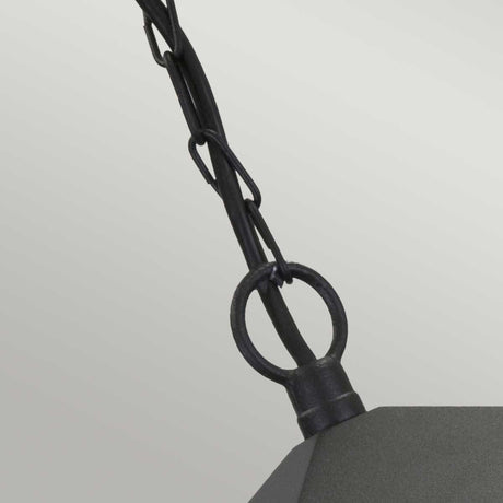 Elstead Lighting Outdoor Hanging from the York range. York 1 Light Porch Chain Lantern Product Code = BL6B-BLACK
