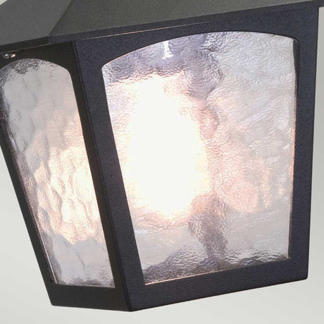 Elstead Lighting Outdoor Hanging from the York range. York 1 Light Porch Chain Lantern Product Code = BL6B-BLACK