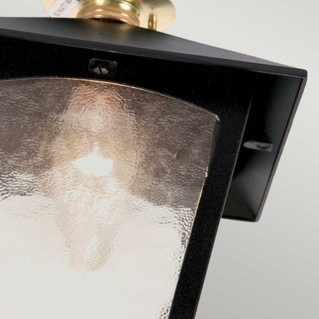 Elstead Lighting Ceiling Flush from the York range. York 1 Light Flush Porch Lantern Product Code = BL6C-BLACK