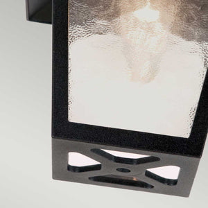 Elstead Lighting Ceiling Flush from the York range. York 1 Light Flush Porch Lantern Product Code = BL6C-BLACK