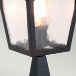 Elstead Lighting Pedestal Lantern from the York range. York 1 Light Pedestal Lantern – SKU BL7-BLACK