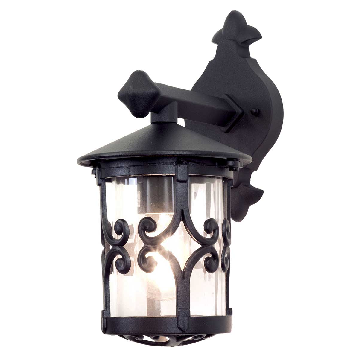 Elstead Lighting Outdoor Wall Light from the Hereford range. Hereford Wall Down Lantern Product Code = BL8-BLACK