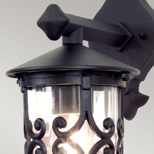 Elstead Lighting Outdoor Wall Light from the Hereford range. Hereford Wall Down Lantern Product Code = BL8-BLACK