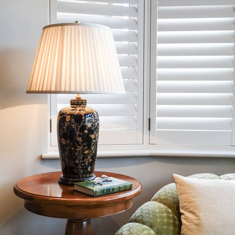 Elstead Lighting Table Lamp from the Black Birds range. Black Birds 1 Light Table Lamp Product Code = BLACKBIRDS-TL