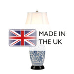 Elstead Lighting Table Lamp from the Blue Ginger Jar range. Blue Ginger Jar 1 Light Table Lamp – SKU BLUE-G-JAR-TL