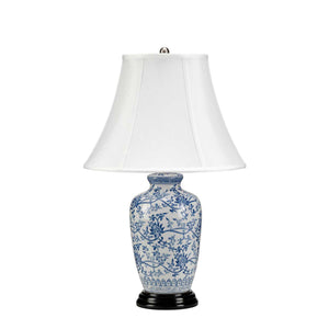 Elstead Lighting Table Lamp from the Blue Ginger Jar range. Blue Ginger Jar 1 Light Table Lamp Product Code = BLUE-G-JAR-TL