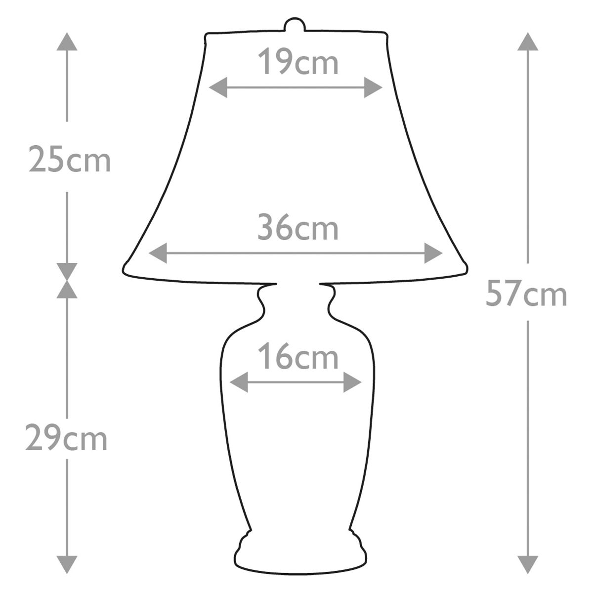 Elstead Lighting Table Lamp from the Blue Ginger Jar range. Blue Ginger Jar 1 Light Table Lamp – SKU BLUE-G-JAR-TL