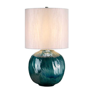 Elstead Lighting Table Lamp from the Blue Globe range. Blue Globe 1 Light Table Lamp Product Code = BLUE-GLOBE-TL