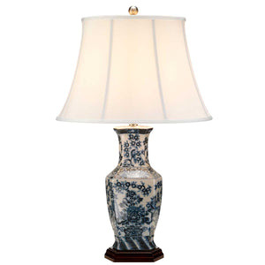 Elstead Lighting Table Lamp from the Blue Hex range. Blue Hex 1 Light Table Lamp Product Code = BLUE-HEX-TL
