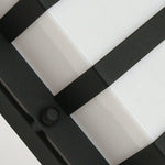 Norlys Boden 1 Light Wall Light - Black With Opal Polycarbonate BODEN-E27-BLK-O