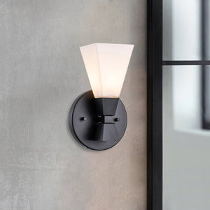 Elstead Lighting Wall Light from the Bowtie range. Bowtie 1lt Wall Light - Matte Black Product Code = BOWTIE-1-MB