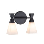Elstead Lighting Wall Light from the Bowtie range. Bowtie 2-light Wall Light - Matte Black – SKU BOWTIE-2-MB
