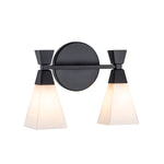 Elstead Lighting Wall Light from the Bowtie range. Bowtie 2lt Wall Light - Matte Black Product Code = BOWTIE-2-MB