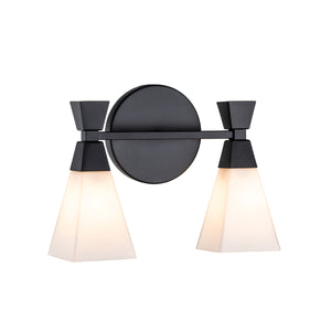 Elstead Lighting Wall Light from the Bowtie range. Bowtie 2lt Wall Light - Matte Black Product Code = BOWTIE-2-MB
