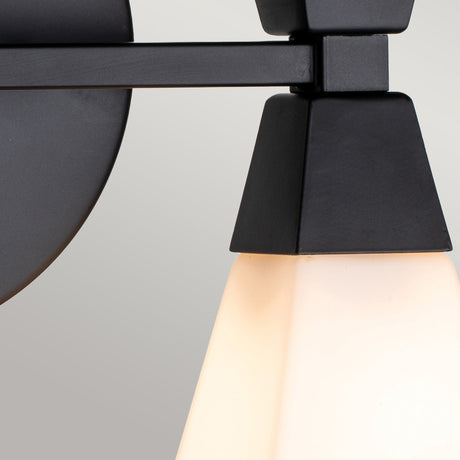 Elstead Lighting Wall Light from the Bowtie range. Bowtie 2lt Wall Light - Matte Black Product Code = BOWTIE-2-MB