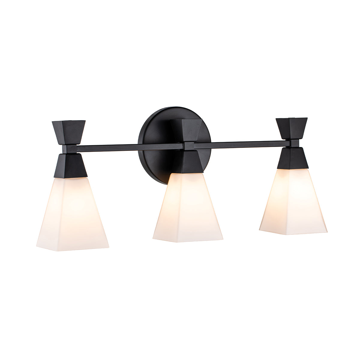 Elstead Lighting Wall Light from the Bowtie range. Bowtie 3lt Wall Light - Matte Black Product Code = BOWTIE-3-MB