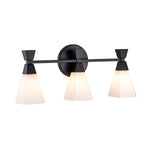 Elstead Lighting Wall Light from the Bowtie range. Bowtie 3lt Wall Light - Matte Black Product Code = BOWTIE-3-MB
