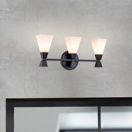 Elstead Lighting Wall Light from the Bowtie range. Bowtie 3lt Wall Light - Matte Black Product Code = BOWTIE-3-MB