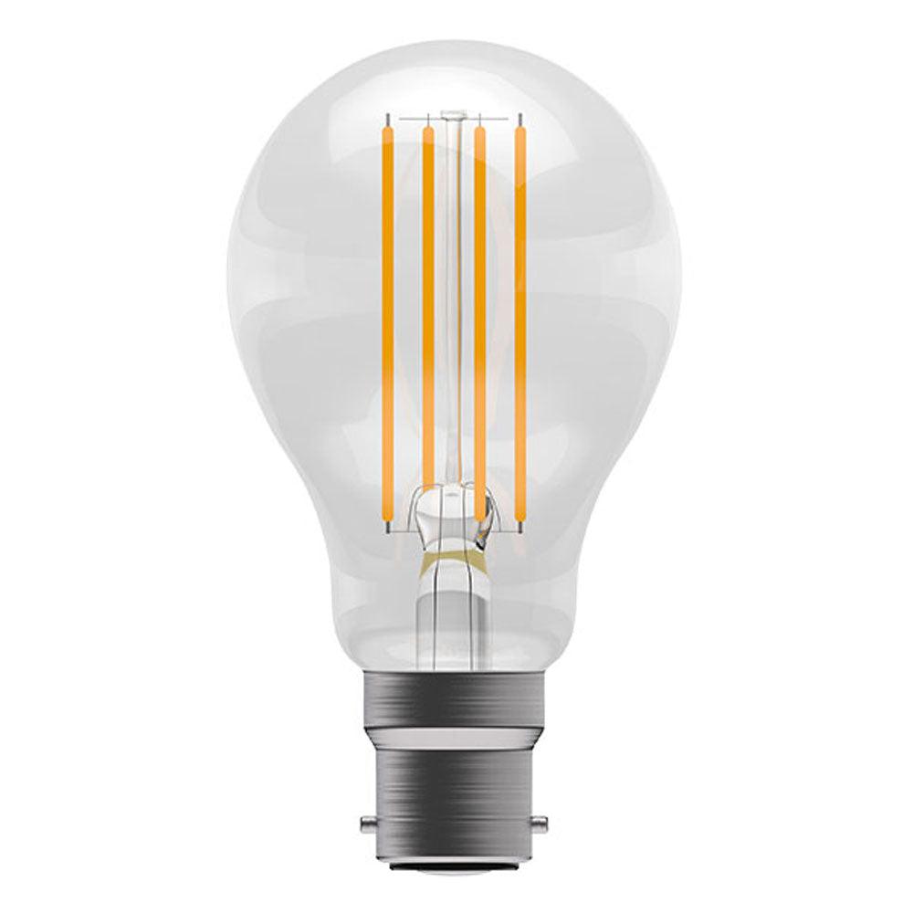 British Electric Lamps FL-CP-L5.7BCVWW BEL - British Electric Lamps BELL LED Part Number 60751 <p>LED Filament GLS 5.7W (60W eqv.) BC Clear 2700K BEL</p>