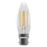 British Electric Lamps FL-CP-LCND4SESCCW BELL - British Electric Lamps Bell 4W (40W) LED Filament Clear Candle SES 4000K - Manufacturers part Number = 60112EAN Number =